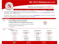 sg-dittelbrunn.de Webseite Vorschau