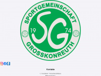 sg-grosskonreuth.de Webseite Vorschau