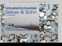 sieber-naturstein.de Webseite Vorschau