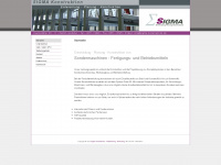 sigma-konstruktion.de Webseite Vorschau