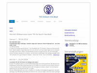 tsvsimbach-handball.de Webseite Vorschau