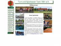 tsv-tann.de Webseite Vorschau