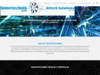 sintertechnik.com Webseite Vorschau