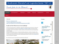 musikverein-eltersdorf.de Webseite Vorschau
