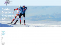 skiklub-dresden.de Webseite Vorschau