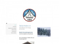 skiclub-hetzles.de Webseite Vorschau