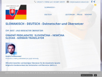 slowakisch-deutsch.de Webseite Vorschau