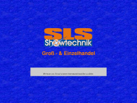 sls-showtechnik.de Webseite Vorschau