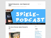 spiele-podcast.de Webseite Vorschau