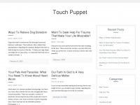 touchpuppet.com Webseite Vorschau