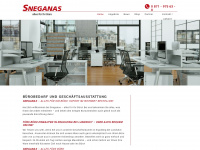 sneganas.de Webseite Vorschau