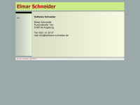 software-schneider.de Webseite Vorschau