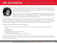 mk-architektur.de Webseite Vorschau