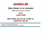 somtex.de Webseite Vorschau
