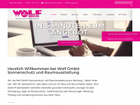 sonnenschutz-wolf.de Webseite Vorschau