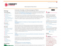community-of-knowledge.de Webseite Vorschau