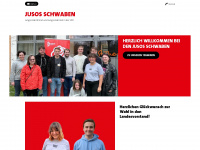 jusos-schwaben.de Webseite Vorschau