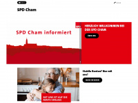 spd-cham.de Webseite Vorschau