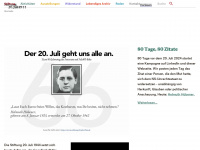 stiftung-20-juli-1944.de Webseite Vorschau