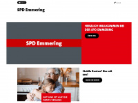 spd-emmering.de Webseite Vorschau