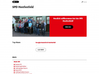 spd-henfenfeld.de Webseite Vorschau