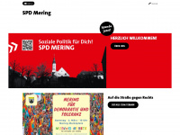 spd-mering.de Webseite Vorschau