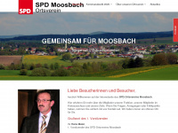 spd-moosbach.de Webseite Vorschau