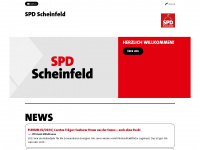 spd-scheinfeld.de Webseite Vorschau