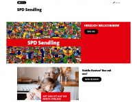 spd-sendling.de Webseite Vorschau