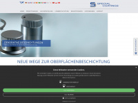 special-coatings.com Webseite Vorschau