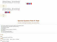 spectral-systems.de Webseite Vorschau