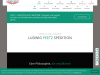 spedition-peetz.de Webseite Vorschau