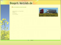 biosprit-vertrieb.de Webseite Vorschau