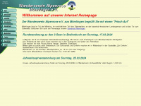 wanderverein-moemlingen.de Webseite Vorschau