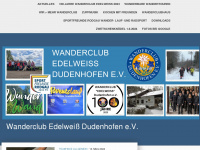 wanderclub-edelweiss-dudenhofen.de Webseite Vorschau