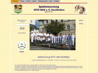 spielmannszug-nordhalben.de Webseite Vorschau