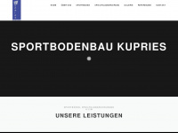 sportbodenbau-kupries.de Webseite Vorschau