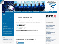 korbball-bayern.de Webseite Vorschau