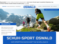 sport-oswald.de Webseite Vorschau
