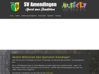 sv-amendingen.de Webseite Vorschau
