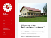 spvgg-krumbach.de Webseite Vorschau