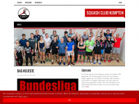 squash-club-kempten.de Webseite Vorschau