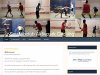 squashclub-gilching.de Webseite Vorschau