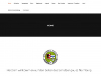 schuetzengau-nuernberg.de Webseite Vorschau