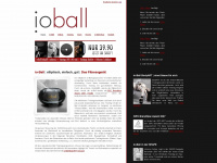 io-ball.de Webseite Vorschau