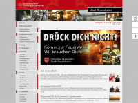 feuerwehr-rosenheim.de Webseite Vorschau