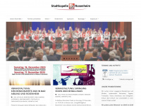 stadtkapelle-rosenheim.de Webseite Vorschau