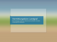 vermittlungsbuero-landgraf.de Webseite Vorschau
