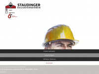 staudinger-bau.de Webseite Vorschau