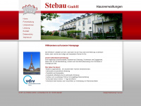 stebau-gmbh.de Webseite Vorschau